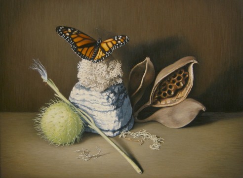 SUSAN McDONNELL , Monarch and Milkweed, 2015