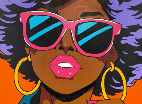 CHADILLAC GREEN, Excuse Me I, 2024 for the Muralists 2025