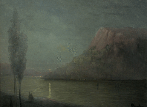 LEON DABO (1864-1960) , Storm King on the Hudson, c 1900
