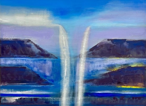 MARIA RENDÓN, Two Waterfalls, 2022