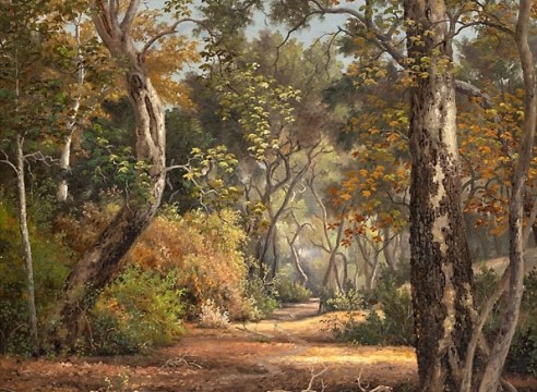 HENRY CHAPMAN FORD (1828-1894), A Wooded Interior (Santa Barbara), c. 1885