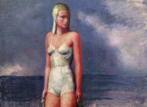 LYLA MARSHALL HARCOFF (1883-1956), Bathing Girl, c. 1930s.