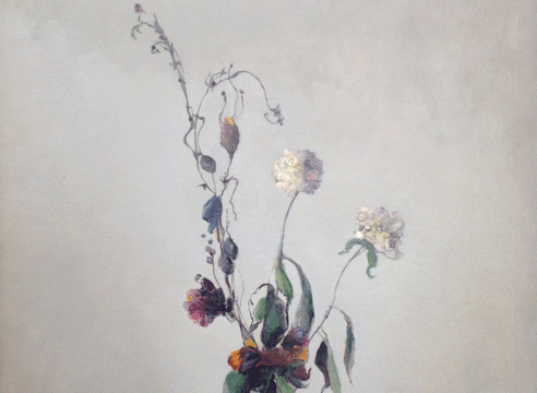 LEON DABO (1864-1960) , Vase Blanc Avec Fleurs, c. late 1930s