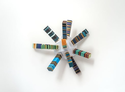 LYNDA WEINMAN, Tower Studs Wall Sculpture, 2024