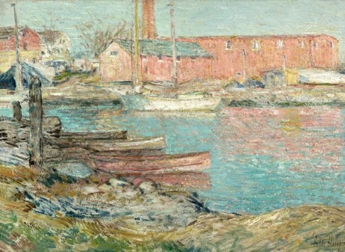Childe Hassam (1853-1902), The Red Mill, Cos Cob, 1896