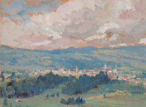 COLIN CAMPBELL COOPER (1856-1937), Pastoral Scene, c 1900