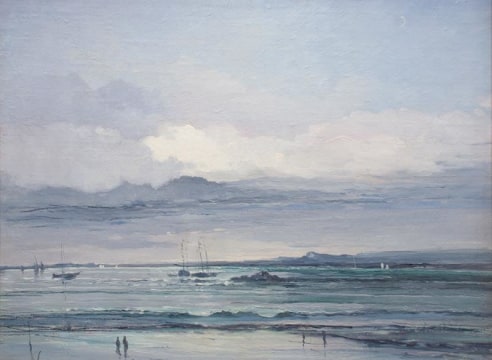 LEON DABO (1864-1960) , Normandy Coast, 1938