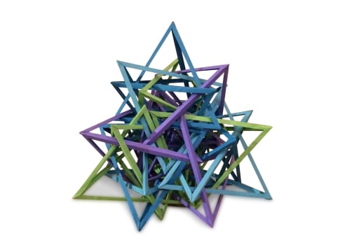 ALEC SHERWIN , Twenty Interlocking Tetrahedra, 2018