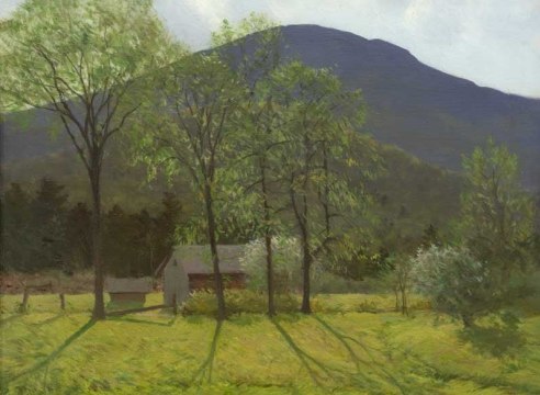 RAY STRONG (1905-2006), Barn at the Foot of Spruce Hill, 1932