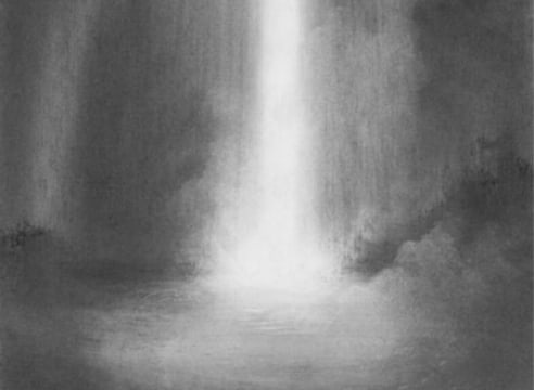 Installation photograph of JOSEPH GOLDYNE: Imaginary Falls