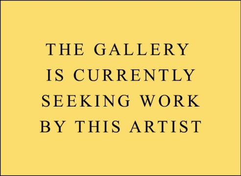 The Gallery is Currently Seeking Work by this Artist