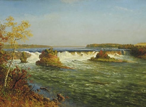 Albert Bierstadt , Saint Anthony's Falls, Circa 1887.