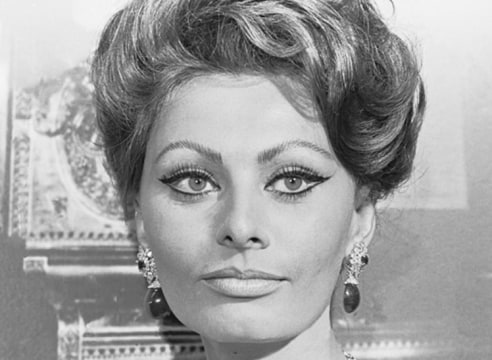 Santi Visalli , Sophia Loren, New York, 1967 later print.