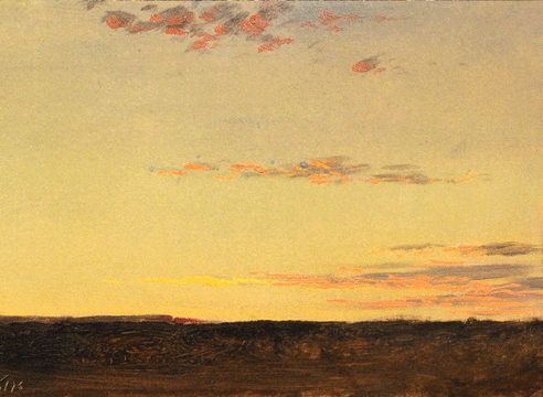 LOCKWOOD DE FOREST (1850-1932), Winter Sunset along the Nile, January 14, 1876