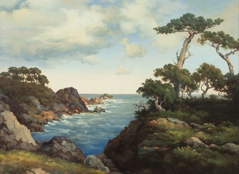 ROBERT WOOD (1889-1979), Off Monterey, c 1941-1948