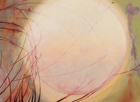 CIEL BERGMAN (1938-2017), Rose Moon V (Memory of Mondrian's Tree), 1995