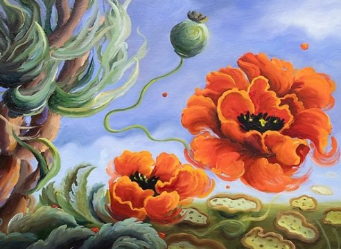 PHOEBE BRUNNER , Daydream Convergence: The Poppy and the Lotus, 2025