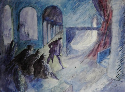 EVERETT SHINN (1876-1953), Curtain Call, 1938