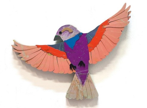INGA GUZYTE , Young Sparrow - Purple - Rosé - L, 2021