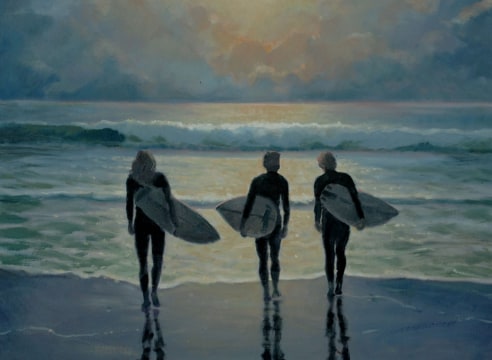JON FRANCIS , Surfer Trio, 2020