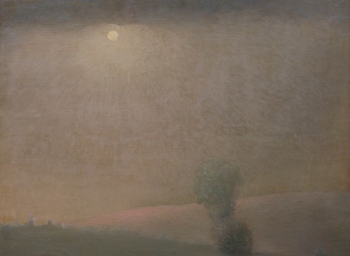 LEON DABO (1864-1960) , Sun and Mist, New Milford (AKA Moonlight at New Milford), 1907