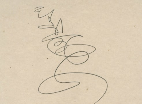 SIDNEY GORDIN (1918-1996), Drawing #43, c. 1943