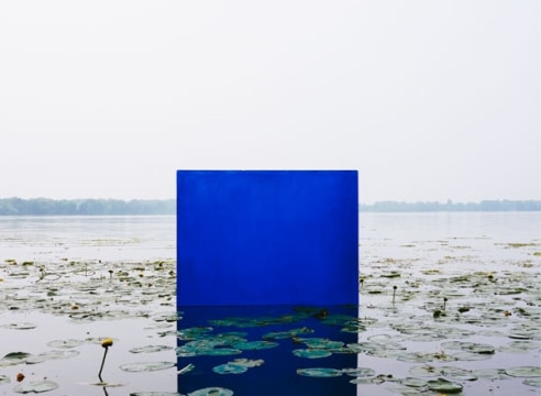 BLAKENEY SANFORD, The Portals - Lake, Smoke, and Lily Pads, 06.29.23, Waukesha County, WI, 2023