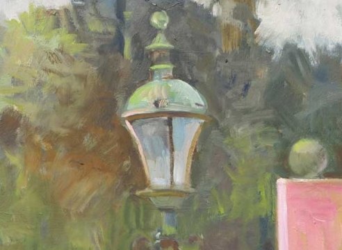 MEREDITH BROOKS ABBOTT , Lamp at Lotusland, 2023