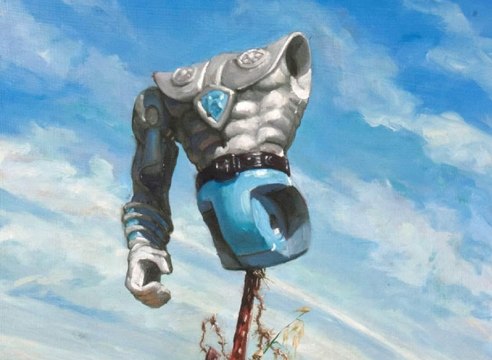 GUY KINNEAR , Hanging Up His Armor, 2014