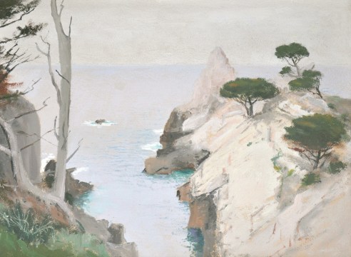 LOCKWOOD DE FOREST (1850-1932), The Pinnacle, Point Lobos II (Monterey), April 10, 1909