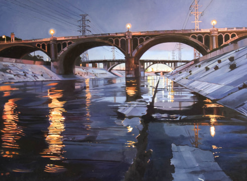 PATRICIA CHIDLAW , Bridge, L.A. River, 