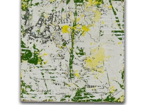 PHILIP KOPLIN (1942-2017), "Yellow, Green and White" Quadtych, 
