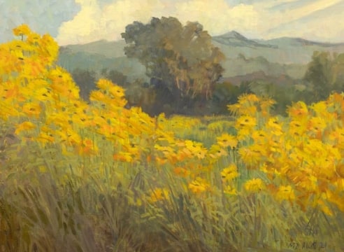 MEREDITH BROOKS ABBOTT , Field of Sunflowers, 2021