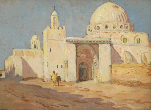 COLIN CAMPBELL COOPER (1856-1937), Mosque Sioli Ocbdebkasar, 1929