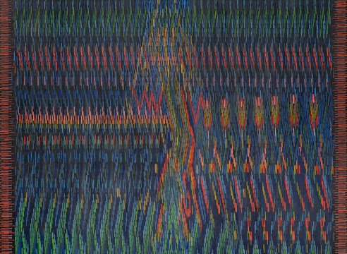 LEE MULLICAN (1919-1998), Blue Corn Window, Taos, 1974-1977