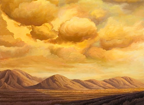 PHOEBE BRUNNER , Golden Clouds, 