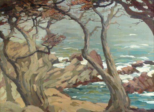 MARY DENEALE MORGAN (1868-1948), Windy Sunday at Dusk, 