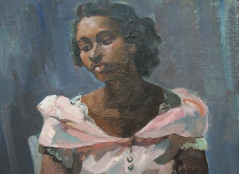 GRACE LIBBY VOLLMER (1884-1977), Portrait of a Black Woman, c. 1930s