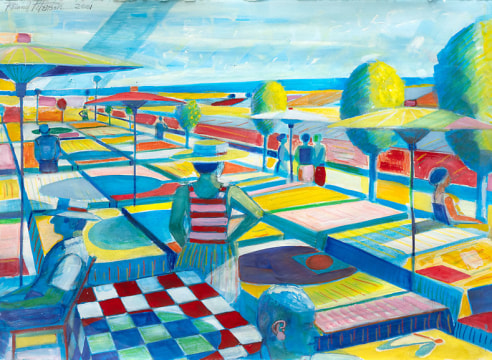 ROLAND PETERSEN , Picnic with 10 Figures, 2001