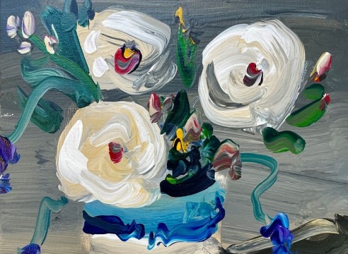 BAYARD HOLLINS , Roses and Lavender, 2023