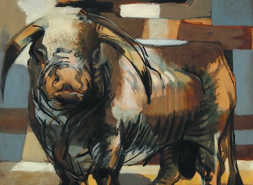 HOWARD WARSHAW (1920-1977), Bull, 1957