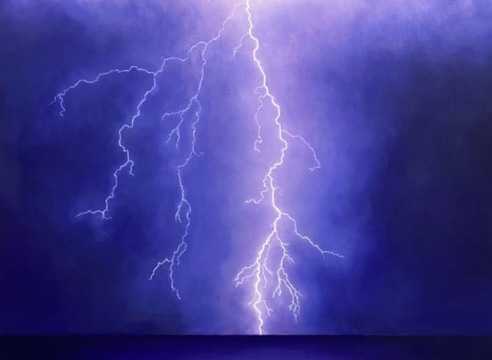 NATALIE ARNOLDI, "Purple Lightning", 2022