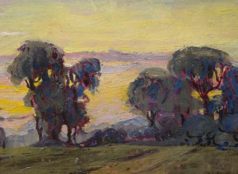 NELL BROOKER MAYHEW (1876-1940), Eucalyptus Sunset, c. 1920