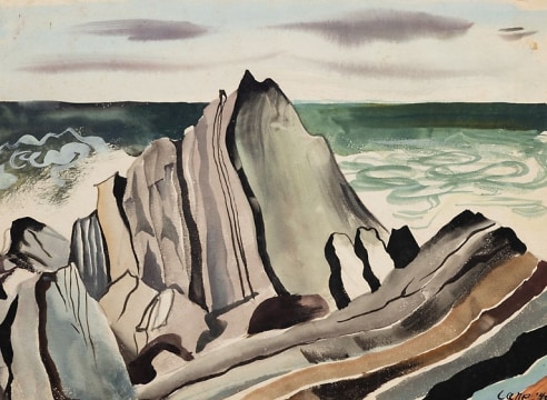 BETTY LANE (1907-1996), Untitled (Rocky Shore), 1940