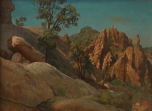 Albert Bierstadt , Owens  Valley, California, 1872.