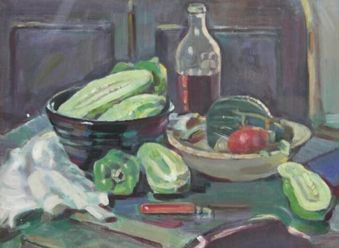 Clarence Hinkle (1880-1960), Cucumbers, 1942