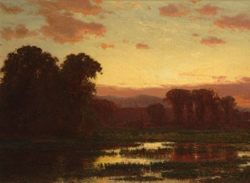 JAMES RENWICK BREVOORT (1832-1918), Sunset, c 1880s