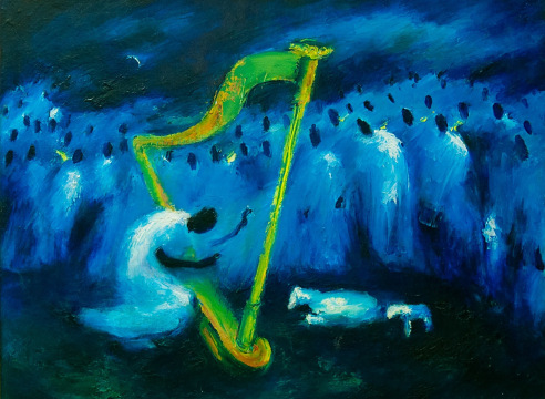 DAN LUTZ (1906-1978), I Got a Harp, c. 1941