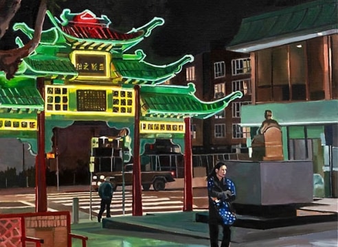 PATRICIA CHIDLAW , Green Gate, Chinatown, 2024