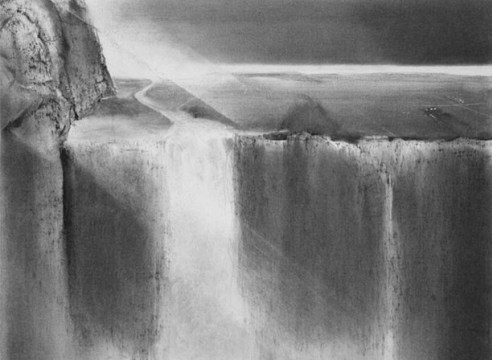 JOSEPH GOLDYNE, Waterfall Drawing 21, 2021